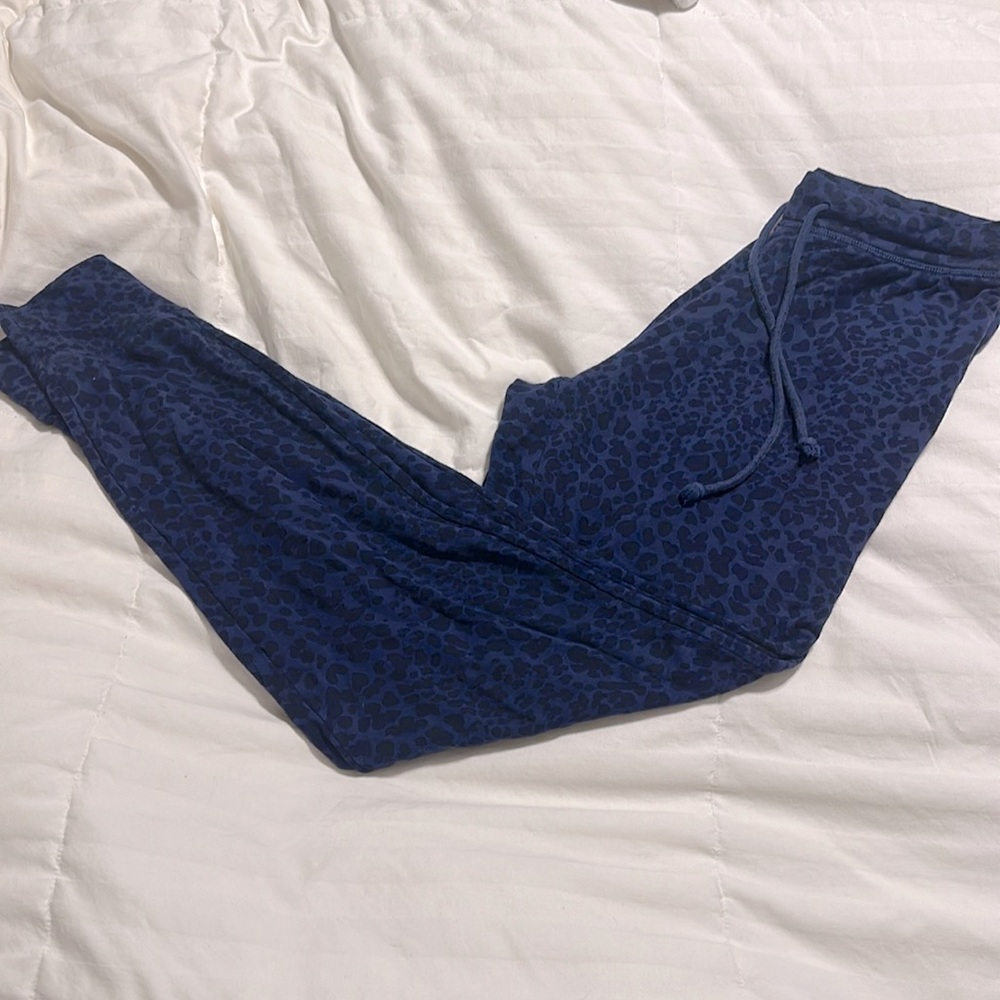 Gap - Black & Purple Leopard Joggers - Extra Small
